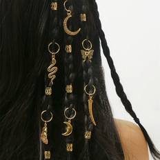 Hair Pins on sale Shein pcs GoldTone Mixed Hair Rings Feather Butterfly