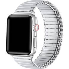 Posh Tech Slink Silver Stainless Steel Band Apple Watch