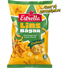 Estrella Estrella Linsbågar Cheddar 150g