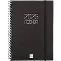 Finocam Opaque spiral agenda 2025 vecka vertikal vy januari 2025