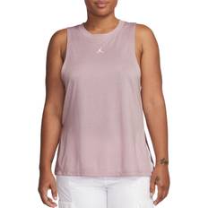 Jordan Damen Tanktops Jordan W J Spt Diamond Tank Top - Plum Chalk