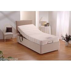 White Bed Packages Cloud 9 3ft single electric bed memory foam