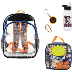 Sacs à dos BioWorld Naruto 5-Piece Backpack & Lunchbox Set With Water Bottle Multicolored