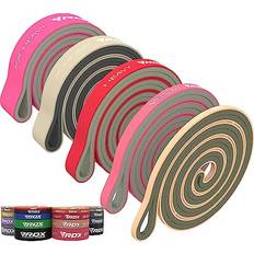Resistance Bands 5 Level Set Pull up Assist, CPSIA, RoHS, REACH Certified, Natural Thick Latex Long Loop, Stretching Workout Home Gym Fitness Exercise
