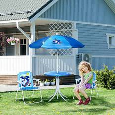 Garden & Outdoor Furniture OutSunny Kids 4Pc Garden Bistro Set