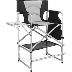 Camping & Outdoor kolitt mefeir 26' Tall Directors Camping Chair Folding with Side Table Portable Makeup Artist Bar Height Aluminum Frame 300 lbs Capacity Welcome to