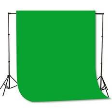 Fancierstudio Green Screen Background Stand Backdrop Support System Kit with 6ft x 9ft Chromakey Green Muslin Backdrop H804 6x9G