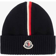 Blue Beanies Children's Clothing Moncler MONCLER ENFANT Bonnet en laine Bleu