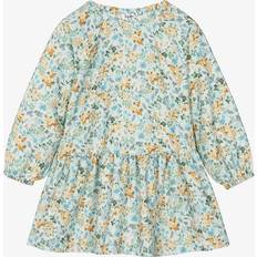 il gufo Girls Viscose Dress - Blue