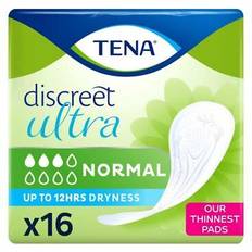 TENA discreet ultra normal pads 16s