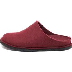 Haflinger Flair Soft Unisex Carpet Slippers, burgundy Größe