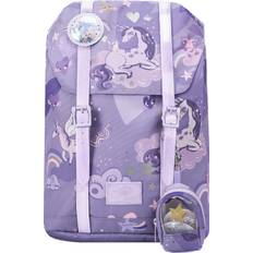 Frii Of Norway Tasker Frii Of Norway 22L Skoletaske Retro Purple fragt klar til levering