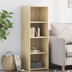 Regale vidaXL Highboard Sonoma-Eiche 40 x 41 x 124 cm Bücherregal