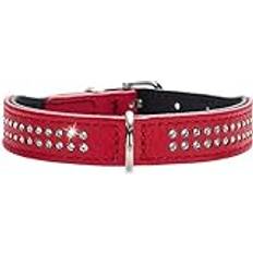 Hunter Halsbånd Diamond Petit Rød-32
