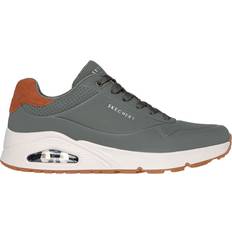 Skechers Suede Trainers Skechers Uno Suited On Air M - Olive