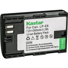 Batteries & Chargers Kastar 1-Pack LP-E6 Battery Replacement for EOS R EOS EOS R5 EOS R6 EOS 90D XC10 EOS