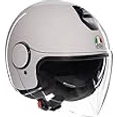 Women Motorcycle Helmets AGV Eteres Open Face Helmet - Materia White Unisex