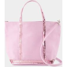 Roze Tassen en boodschappentassen Vanessa Bruno Canvas S cabas tote