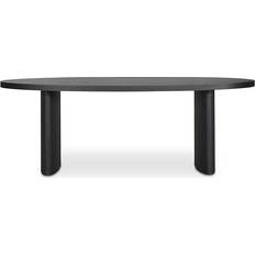 Oval Dining Tables Moe's Home Collection William Black Dining Table 43.2x85.8"