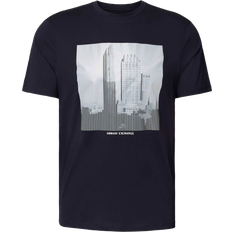 Armani Exchange T-shirts Armani Exchange Skyscraper T-shirt - Navy