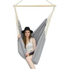 Pine Outdoor Hanging Chairs Amanka Hammock Seat 2 People 150Kg Swinging Cloth Chair