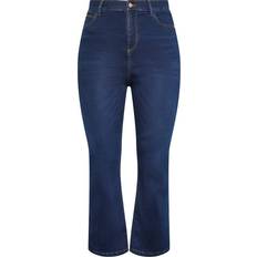 Yours Isla Bootcut Cut Jeans - Indigo Blue