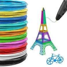 3D Printing Magicfly Sold by: wiepcs, 3D Pen Printer Filament 20 Colors 16.4 Feet 1.75 mm Diameter Accessories