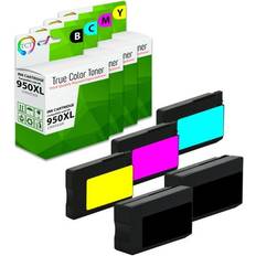 Toner Cartridges TCT Compatible Ink Cartridge Replacement the HP 950XL Series 5 Pack B C M Y