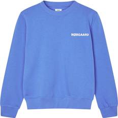 Mads Nørgaard Sweatshirts Børnetøj Mads Nørgaard Amparo Blue Organic Sweat Solo Sweatshirt år