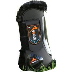 Equitazione Stinchiere aperte per cavalli eQuick eLight Velcro Panther Noir