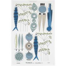 Almedahls Picnic Gästhandduk Blå, Beige (70x47cm)
