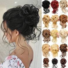 Hair Buns on sale Shein Messy Bun Hair Piece Tousled Updo Hair Buns Band Pieces