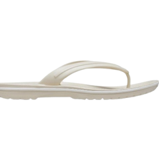 Beige - Unisex Flip-Flops Crocs Crocband Flip - Stucco/White