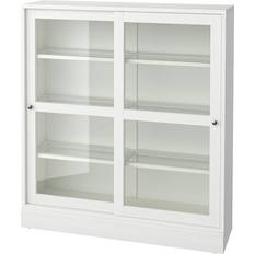 IKEA Havsta White Vitrinskåp 121x134cm