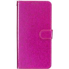 Eiderwood iPhone 16 Pro Læder Cover m. Pung & Strop Glimmer Pink