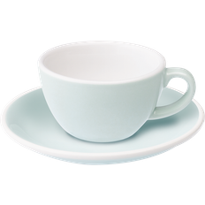 Loveramics Kopper Loveramics Egg Flat White River Blue Kaffekop 15cl
