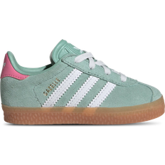 adidas Infant Gazelle Comfort Closure Elastic Laces - Hazy Green/Cloud White/Bliss Pink