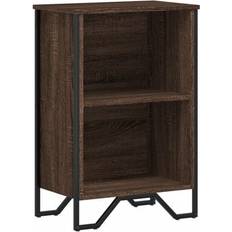 vidaXL 848603 Brown Oak Estantería de libros 74.5cm