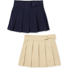 Bow Skirts Children's Clothing The Children's Place Toddler Girl's Uniform Bow Pleated Skirt 2-pack - Sandy/Tidal