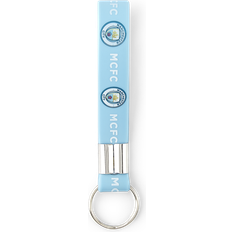 Wallets & Key Holders Manchester City FC Silicone Crest Keyring blue from metal