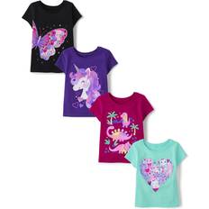 The Children's Place Toddler Animal Graphic T-shirt 4-pack - Multicolour