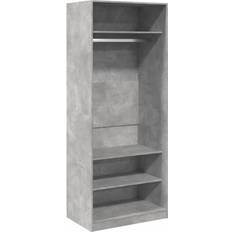 vidaXL 3307696 Concrete Grey Garderobeskab 80x200cm