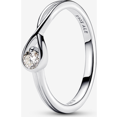 Pandora Diamond Jewellery Pandora Infinite Sterling Silver Lab-grown Diamond Ring Sterling silver Lab-Grown Diamond Sz. Clear