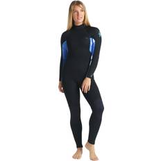 Swim & Water Sports C-Skins Women's Surflite 4/3 Steamer Black/Blue Tie Dye