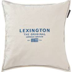 Lexington Logo Copricuscino Bianco, Blu (50x50cm)