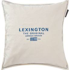 Lexington Logo Kuddöverdrag Blå, Vit (50x50cm)