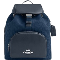 Buckle Bags Coach Pace Large Backpack In Signature Jacquard - Silver/Denim/Dark Denim