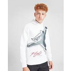 Jordan Hoodies Children's Clothing Jordan Flight Outline Overhead Hoodie Junior White Kids 13-15Y