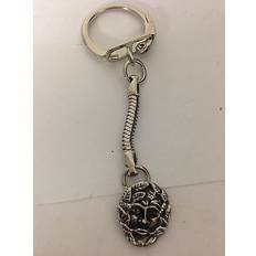 Wallets & Key Holders Handmade man r141 english pewter emblem on a snake keyring
