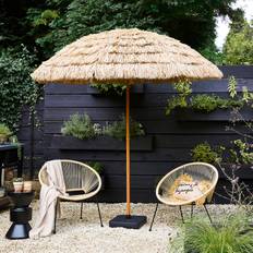 Dunelm Tiki Garden Parasol Natural